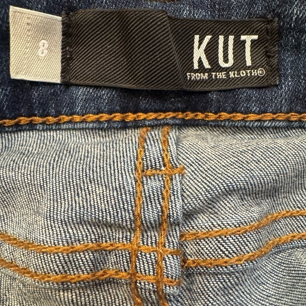 KUT FROM THE CLOTH women's size 8 blue jeans luxury denim EUC - Picture 14 of 14